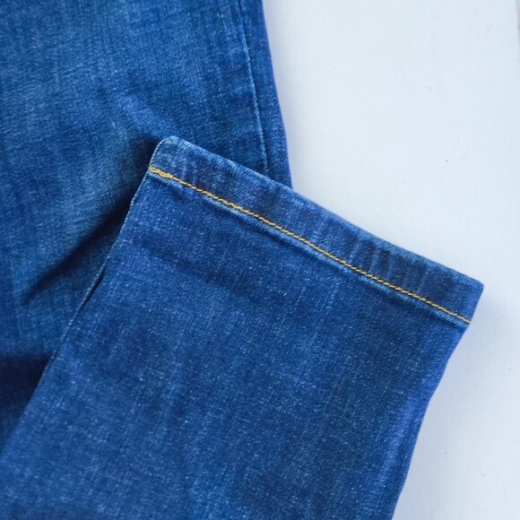 Harley -Davidson jeans women's size 29 denim blue mid rise slim boyfriend - Picture 11 of 16